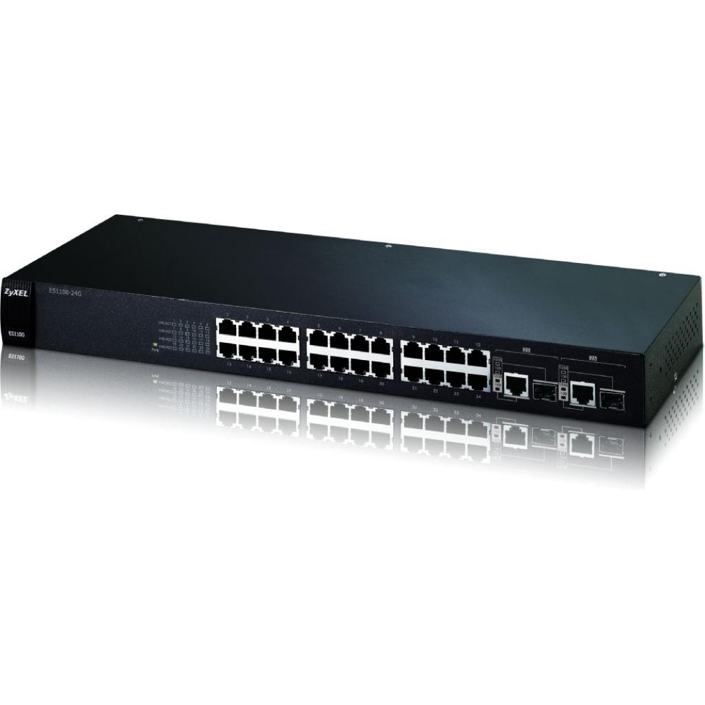 Комутатор мережевий ZyXel ES1100-24G - зображення 1
