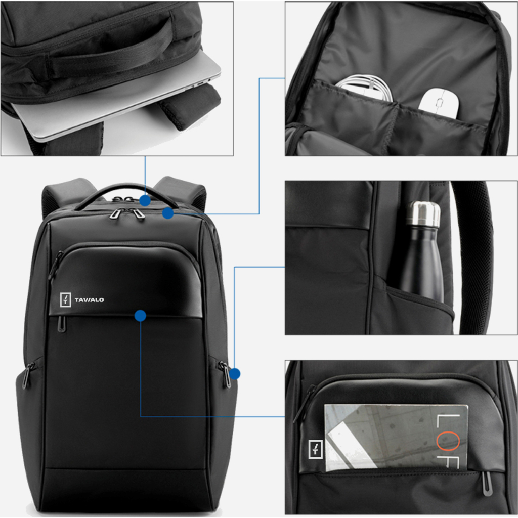 Рюкзак для ноутбука Tavialo 15.6" WARRIOR TD23 black, 23L (222224004) - зображення 8