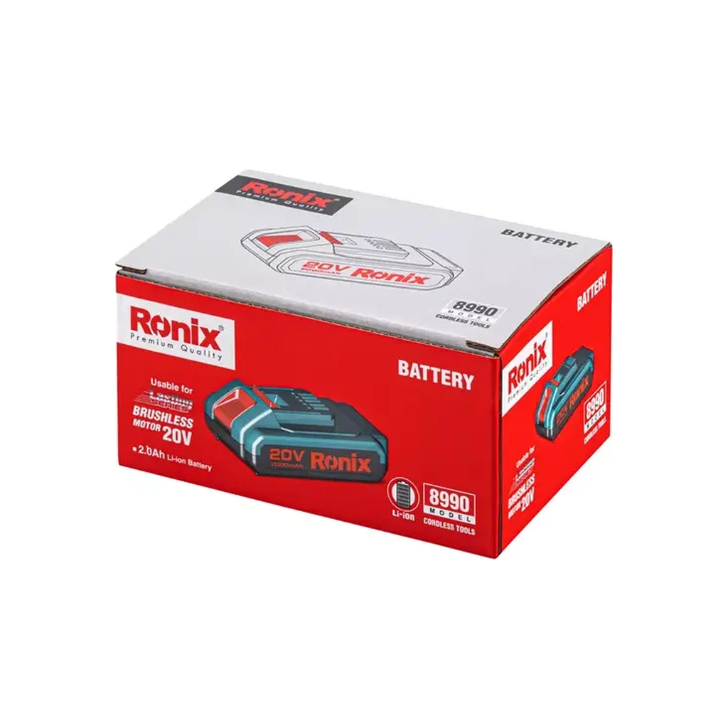 Акумулятор до електроінструменту Ronix 2Ah (8990) - изображение 10