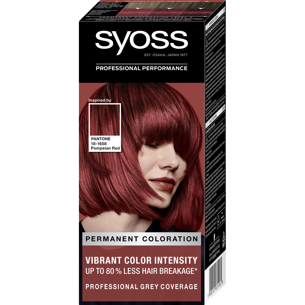 Фарба для волосся Syoss 5-72 Pantone 18-1658 Червоне Полум'я 115 мл (9000101671261) - зображення 1
