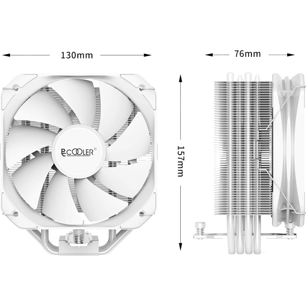 Кулер до процесора PcCooler PALADIN EX400S (PALADIN 400 WH) - зображення 9