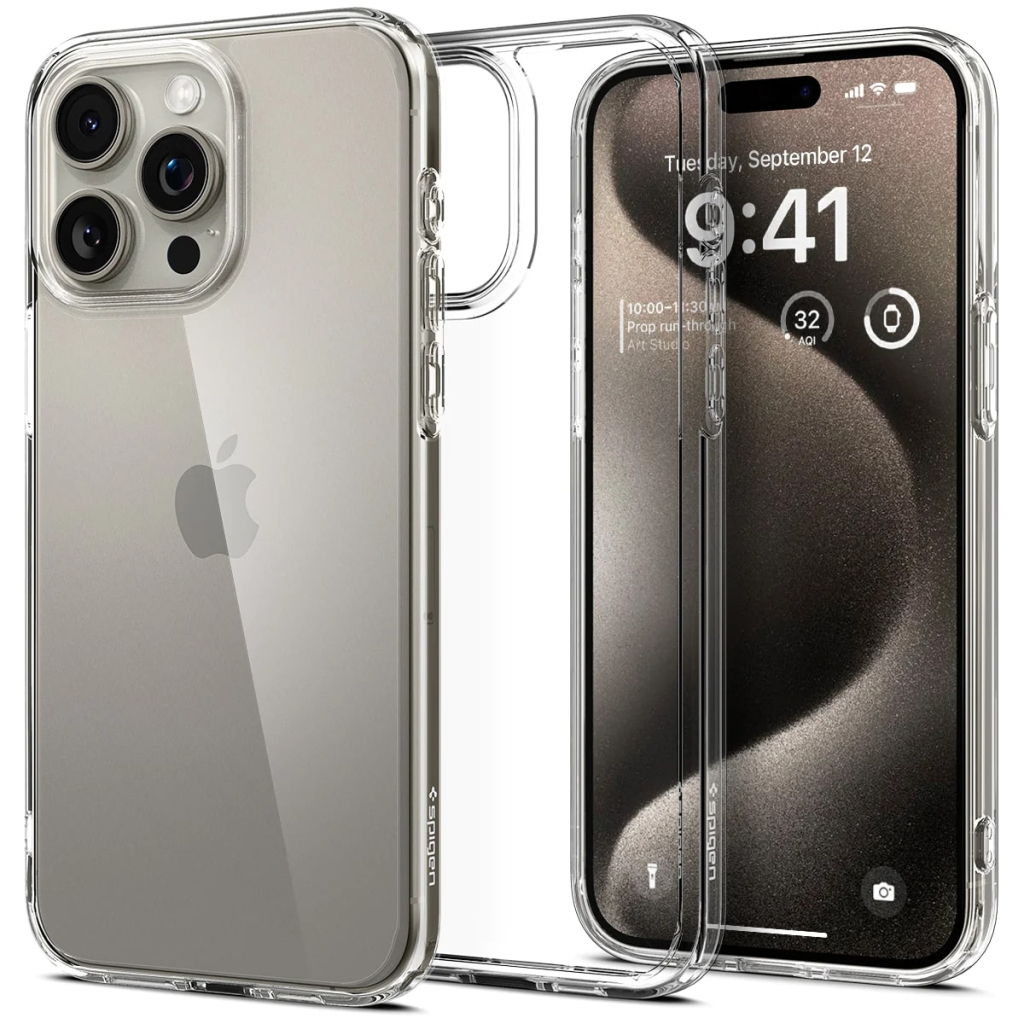 Чохол до мобільного телефона Spigen Apple iPhone 15 Pro Max Ultra Hybrid Crystal Clear (ACS06565) - зображення 2