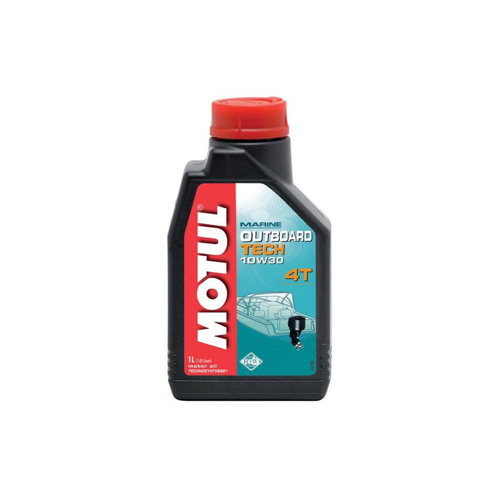 Моторна олива MOTUL 4T Outboard Tech 10W30 1л (852111) - зображення 1