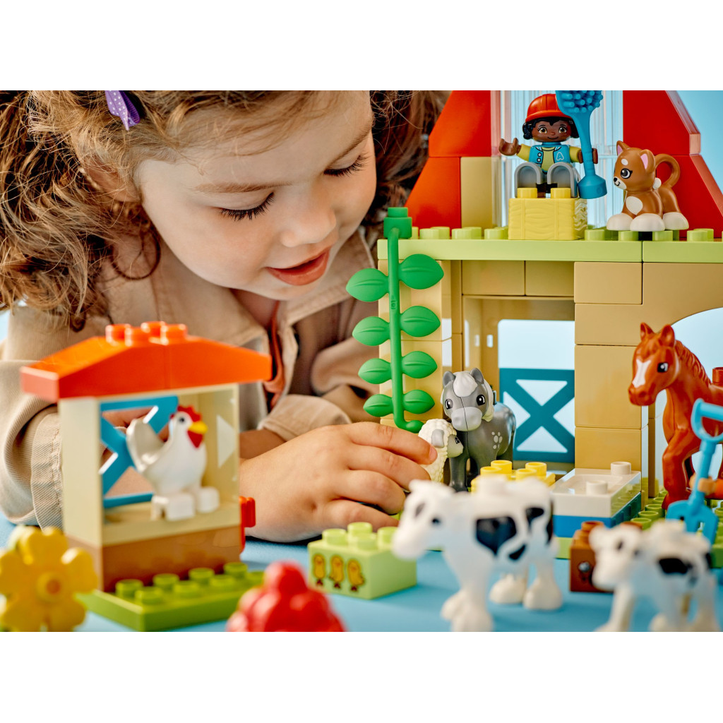 Конструктор LEGO DUPLO Town Догляд за тваринами на фермі 74 деталей (10416) - зображення 6
