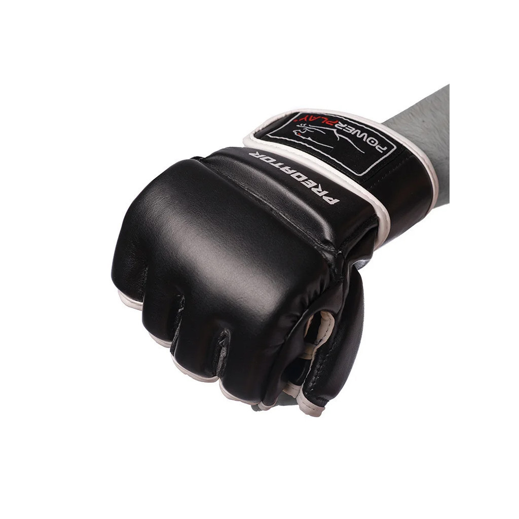 Рукавички для MMA PowerPlay 3056 XL Black (PP_3056_XL_Black) - зображення 3