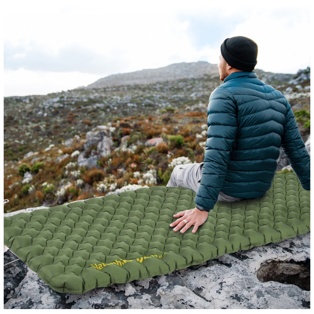 Туристичний килимок Naturehike CNK2450WS014 186х58х8 см зелений (6976023926808) - зображення 10