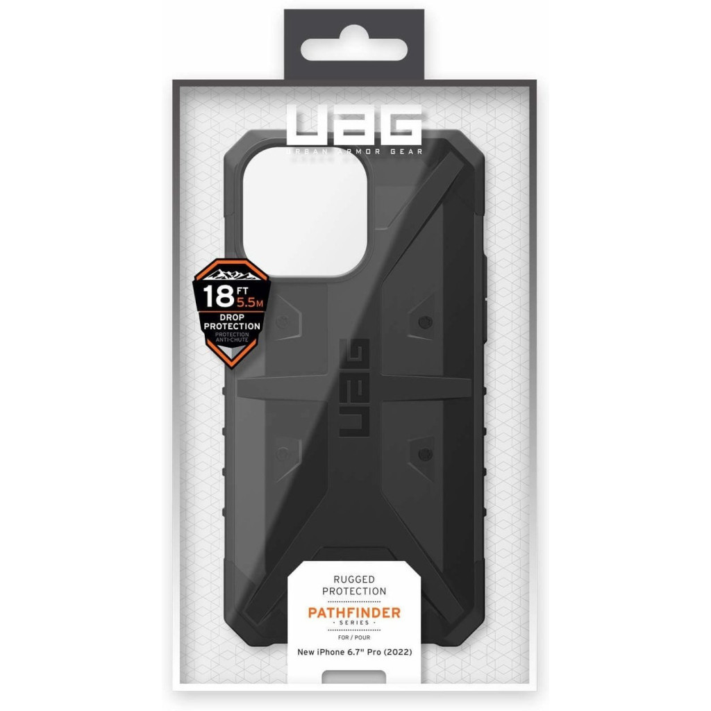 Чохол до мобільного телефона UAG Apple iPhone 14 Pro Max Pathfinder, Black (114063114040) - изображение 11