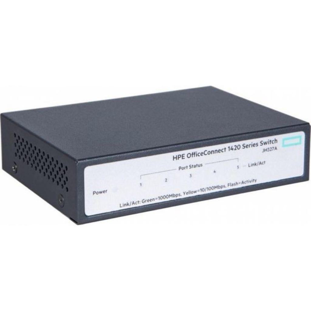 Комутатор мережевий HP 1420-5G (JH327A) - зображення 4