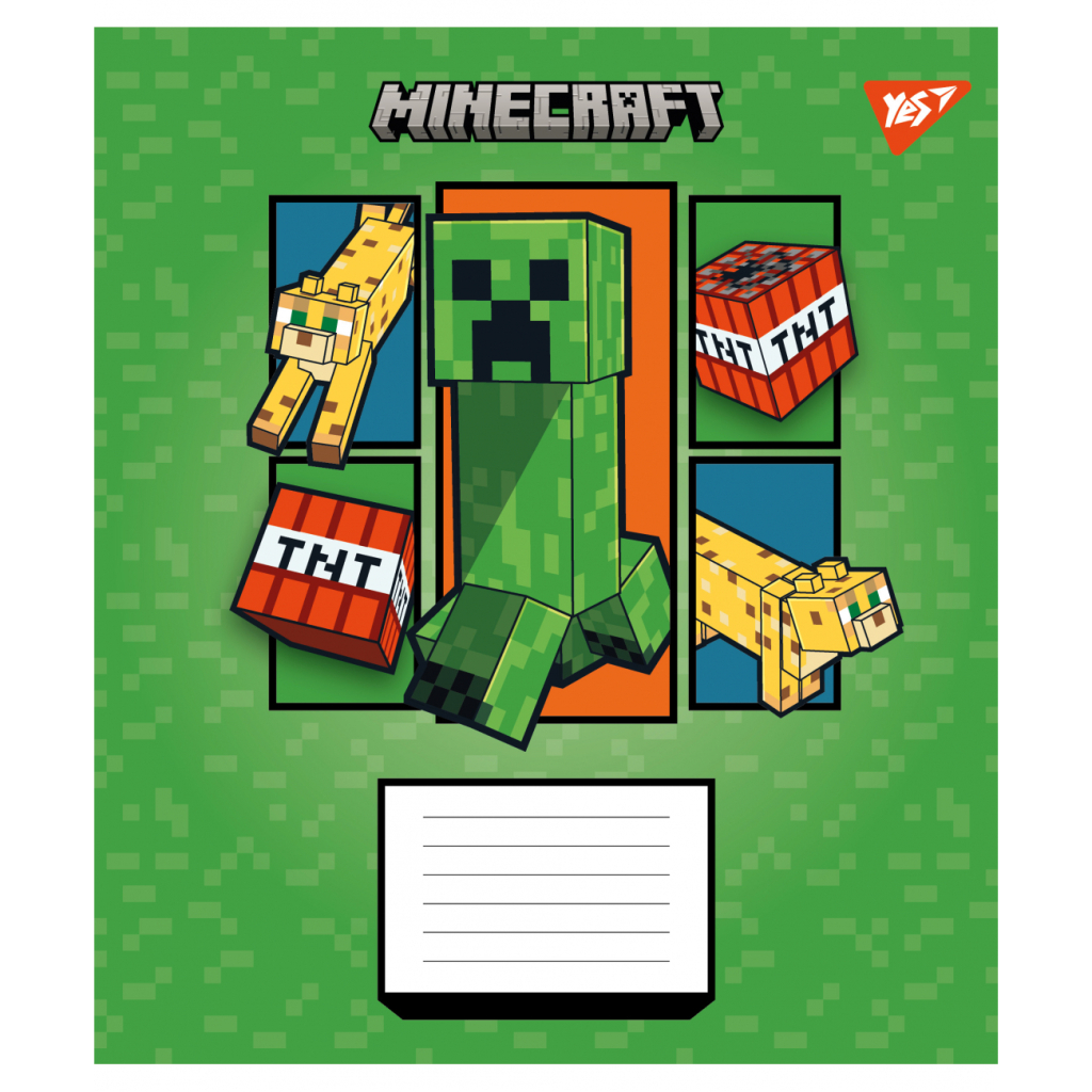 Зошит Yes Minecraft Arrows А5 24 аркушів клітинка (767575) - зображення 2