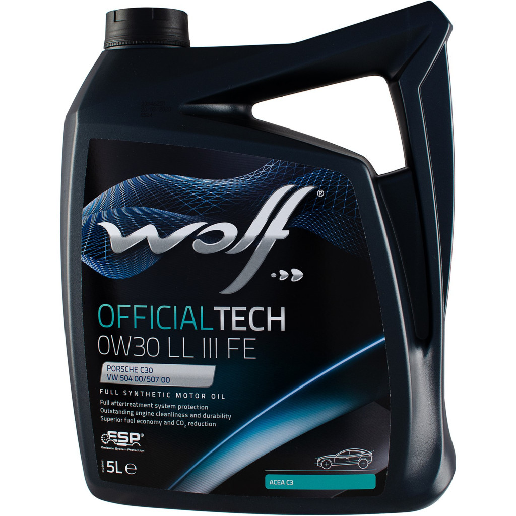 Моторна олива Wolf OFFICIALTECH 0W30 LL III FE 5л (1044344) - зображення 1