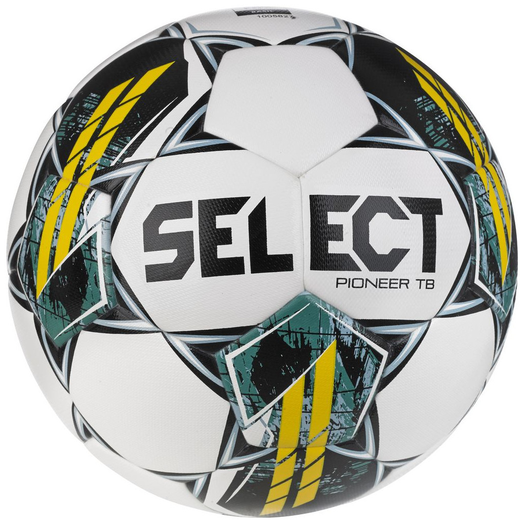 М'яч футбольний Select Pioneer TB FIFA v23 біло-жовтий Уні 5 (5703543317219) - зображення 1