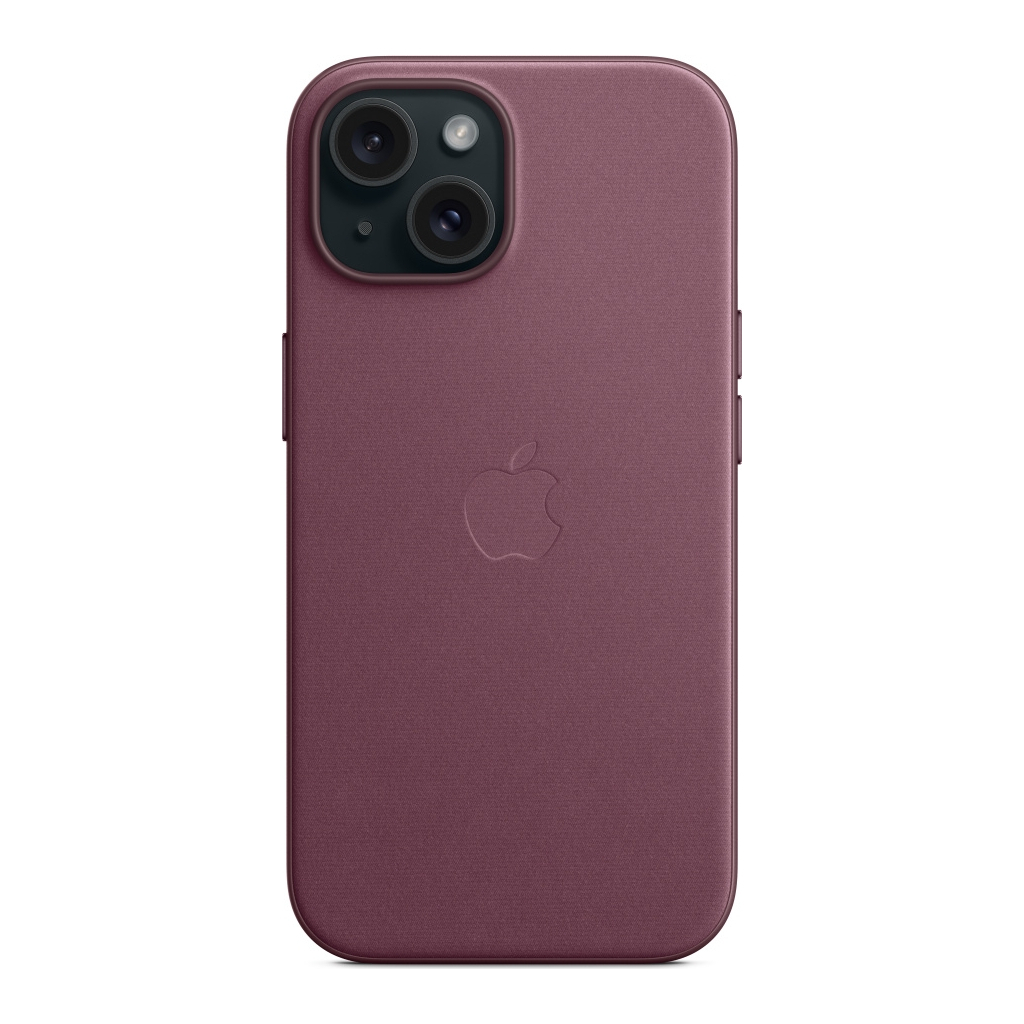 Чохол до мобільного телефона Apple iPhone 15 FineWoven Case with MagSafe Mulberry (MT3E3ZM/A) - зображення 5