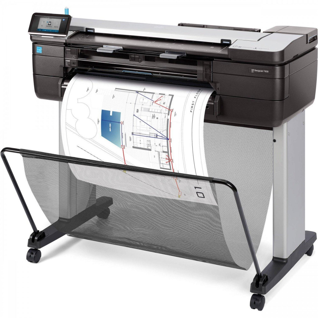 Плоттер HP DesignJet T830 с Wi-Fi 24'' (F9A28D) - зображення 4