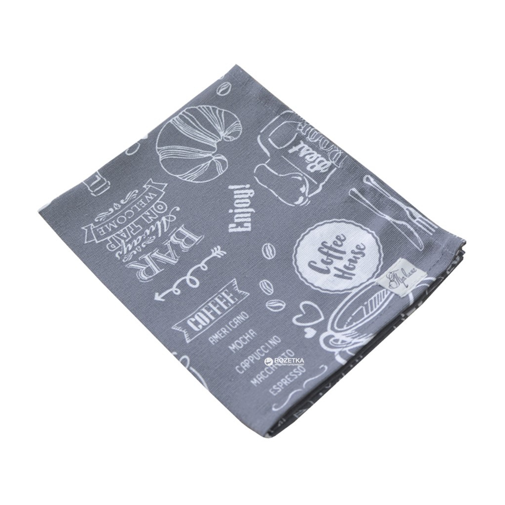 Серветка на стіл Прованс Breakfast grey 35х45 см (4823093408456) - зображення 1