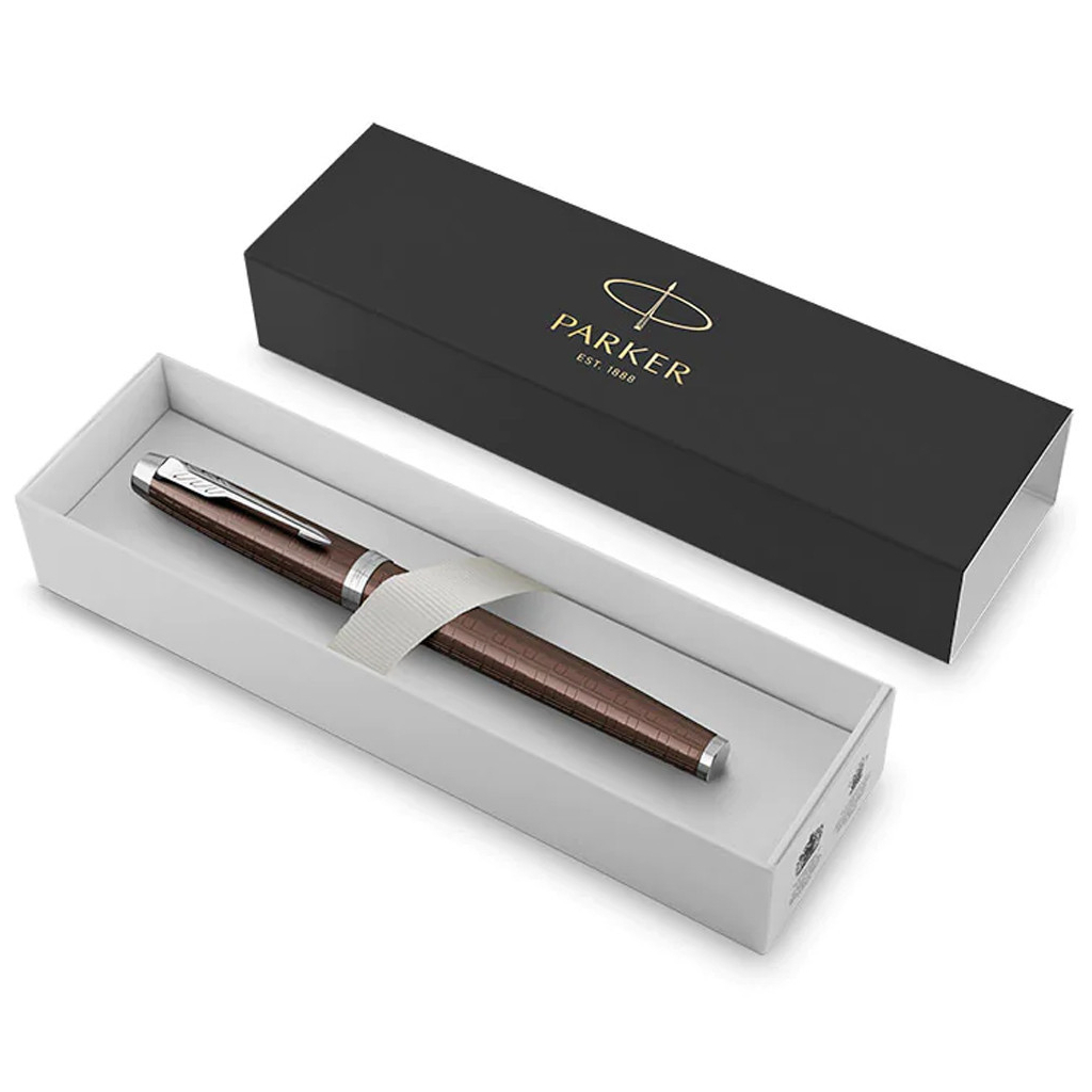 Ручка пір'яна Parker IM 17 Premium Brown CT  FP F (24 511) - зображення 5