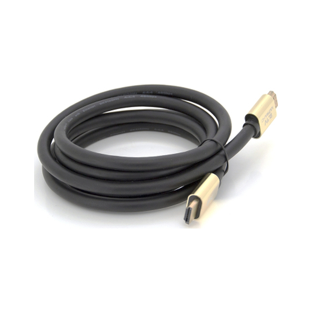 Кабель мультимедійний HDMI M to HDMI M 1.8m V2.1 8K black Merlion (YT-HDMI(M)/(M)8KV2.1-1.8m) - зображення 2