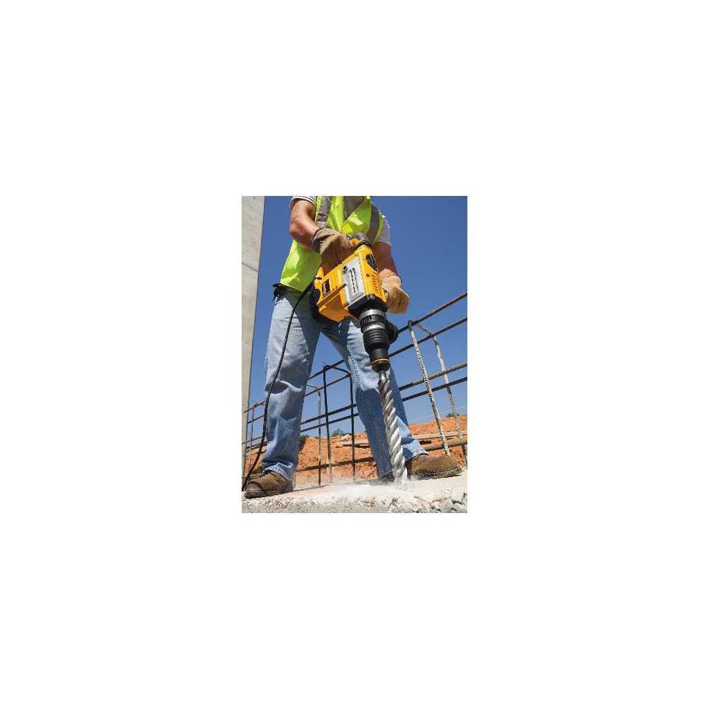 Перфоратор DeWALT SDS-Plus, 1000 Bт, 4.2 Дж, 3 режими, кейс, вага 4.2 кг (D25413K) - зображення 3