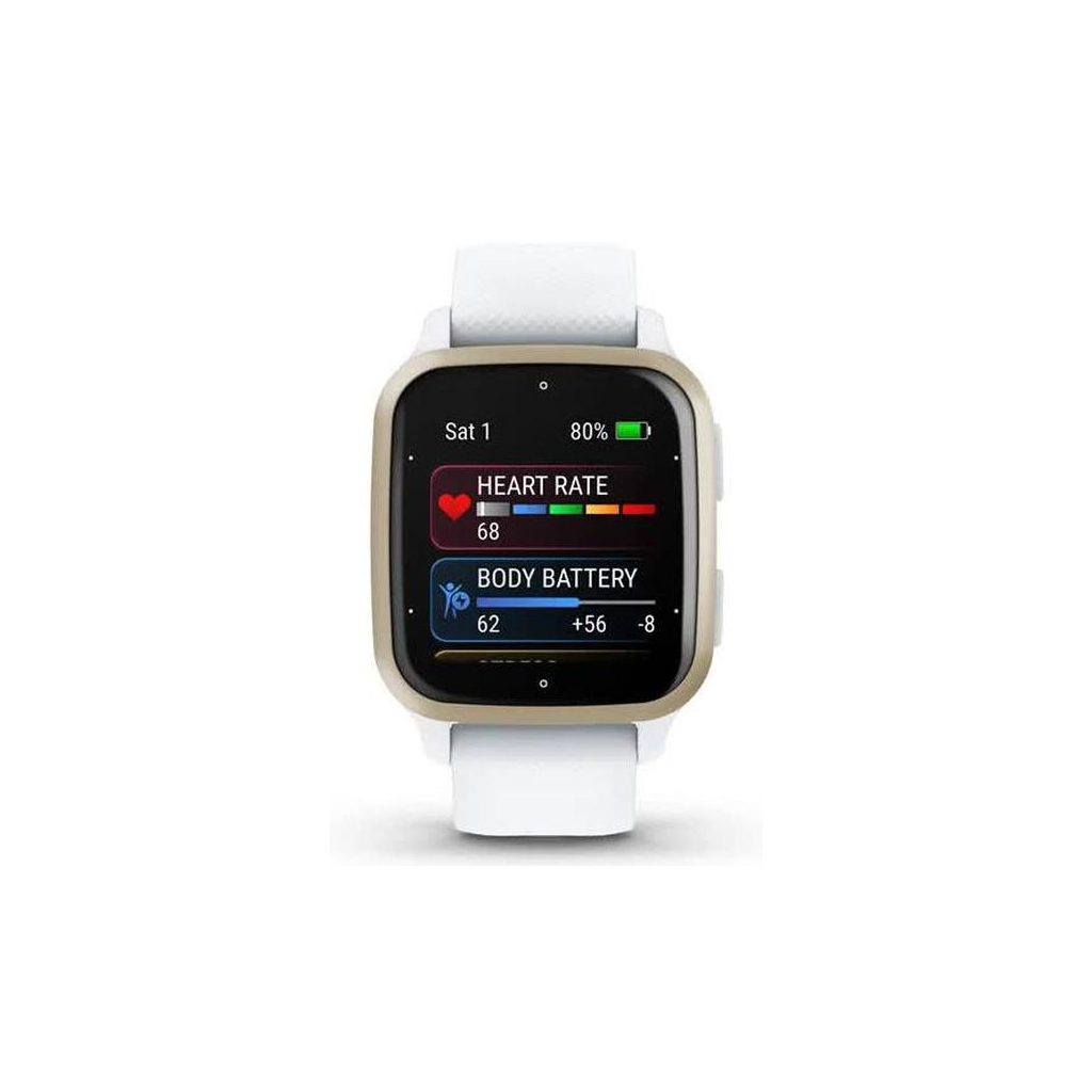 Смарт-годинник Garmin Venu Sq 2, White/Cream Gold (010-02701-11) - зображення 2