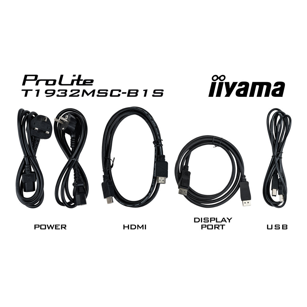 Монітор iiyama T1932MSC-B1S - зображення 10