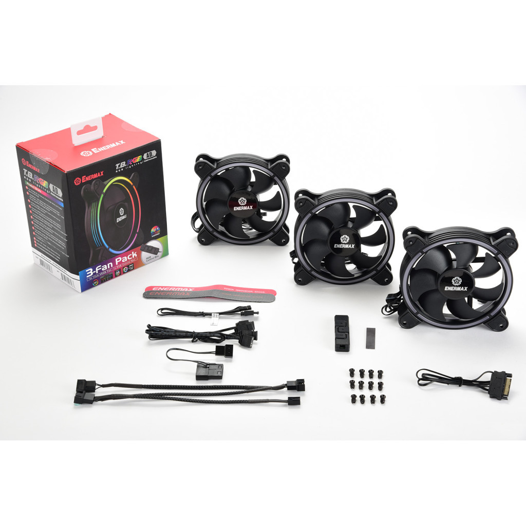 Кулер до корпусу Enermax T.B.RGB A.D.3 PACK (UCTBRGBA12P-BP3) - зображення 3