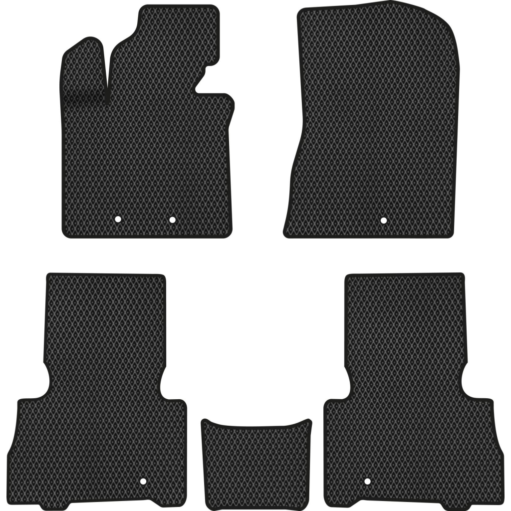 Килимок в салон EVAtech Kia Sorento (XM) 5 seats Restyling 2012-2014 2 п (KI32230C5KH5RBB) - зображення 1