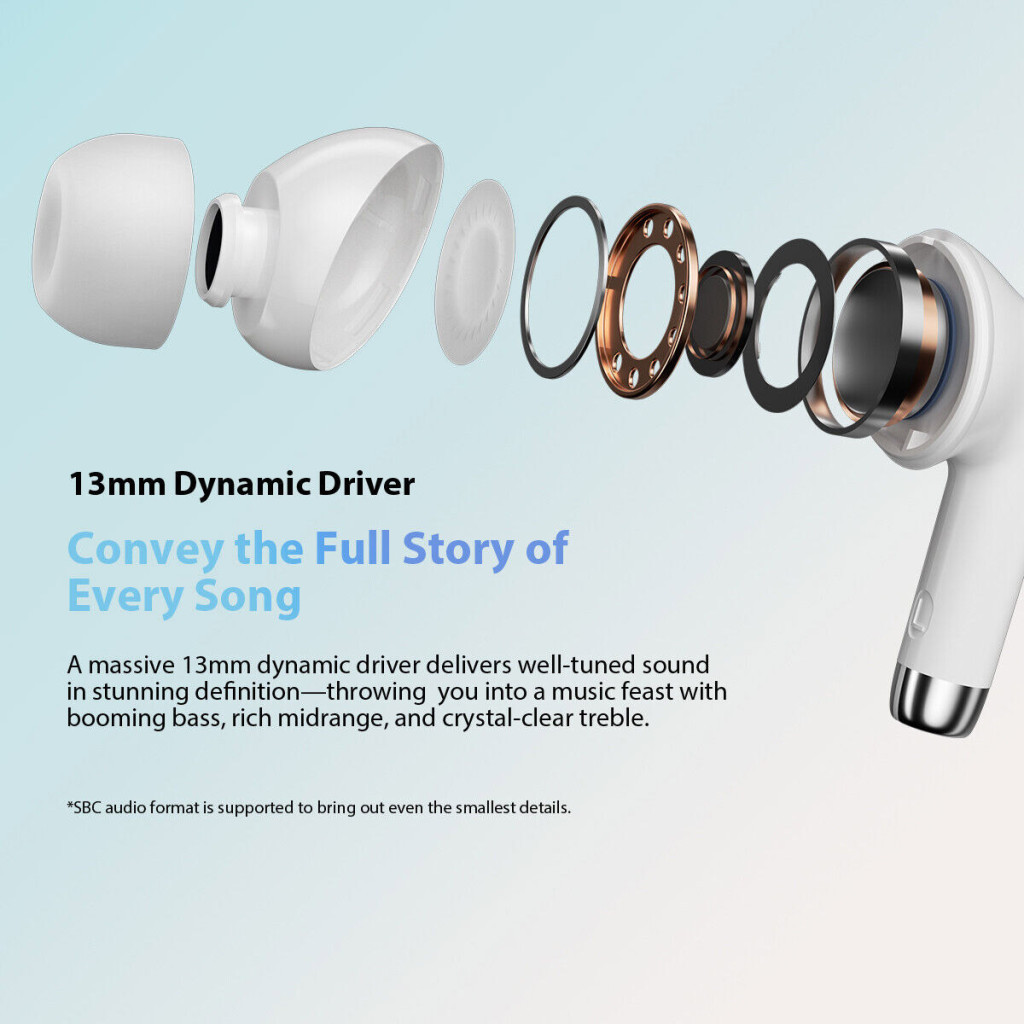 Навушники Blackview AirBuds 4 White (6931548312666) - зображення 9