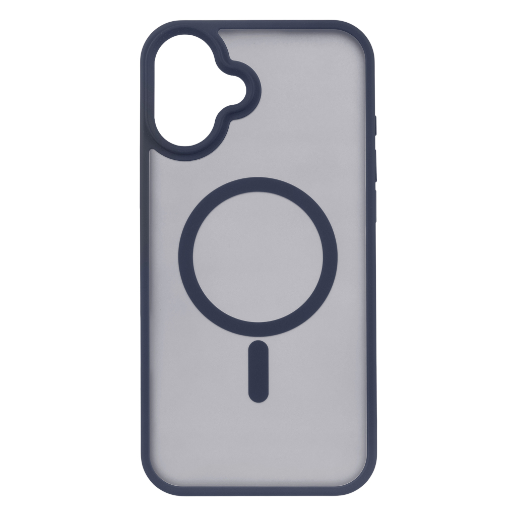 Чохол до мобільного телефона 2E iPhone 16 Plus Soft Touch MagSafe Cover dark blue (2E-IPH-16PL-OCLS-DB) - зображення 1