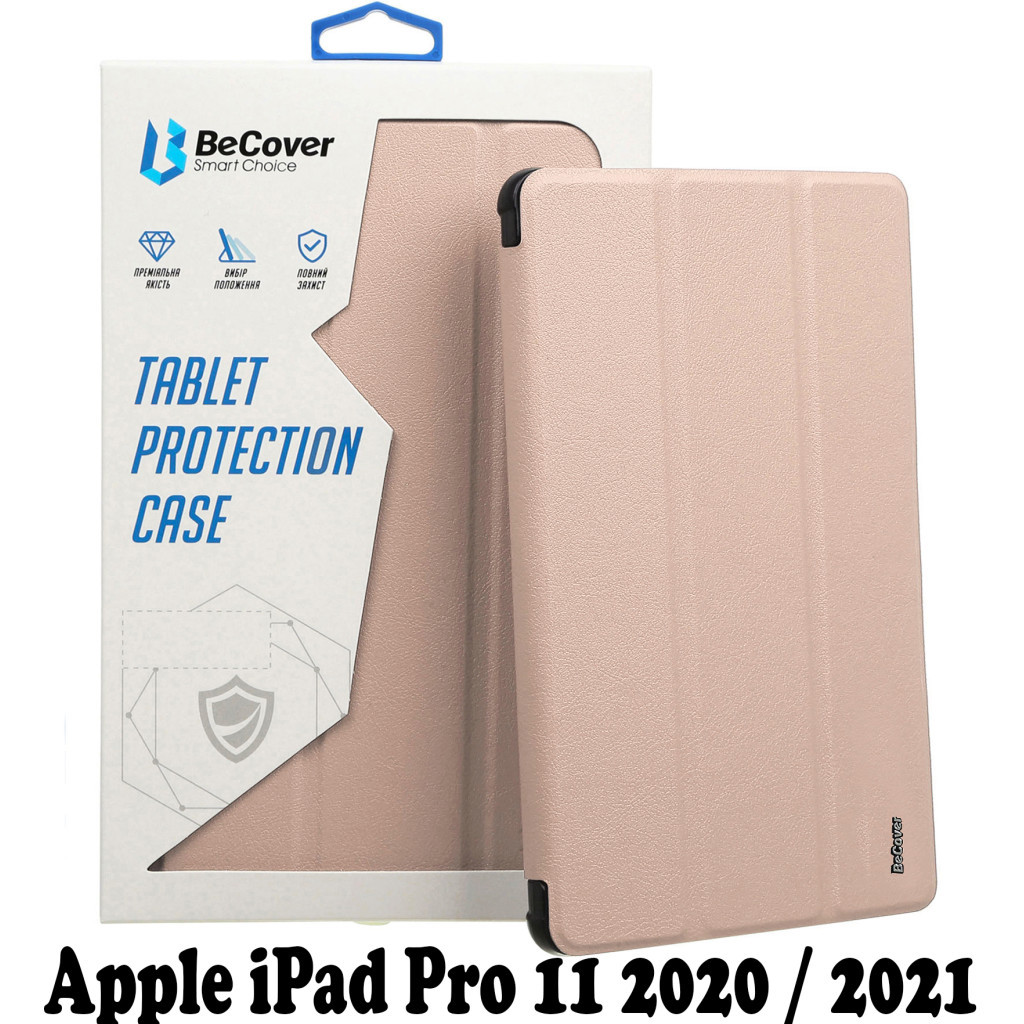 Чохол до планшета BeCover Pencil Mount Apple iPad Pro 11 2020/21/22 Pink (707530) - зображення 1