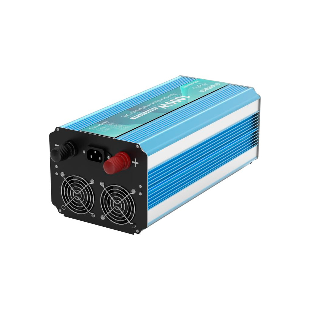 Автомобільний інвертор Choetech 12/220V 1000Вт, з функцією ДБЖ, чиста синусоїда (INV-C1000WUPS-EU) - зображення 2