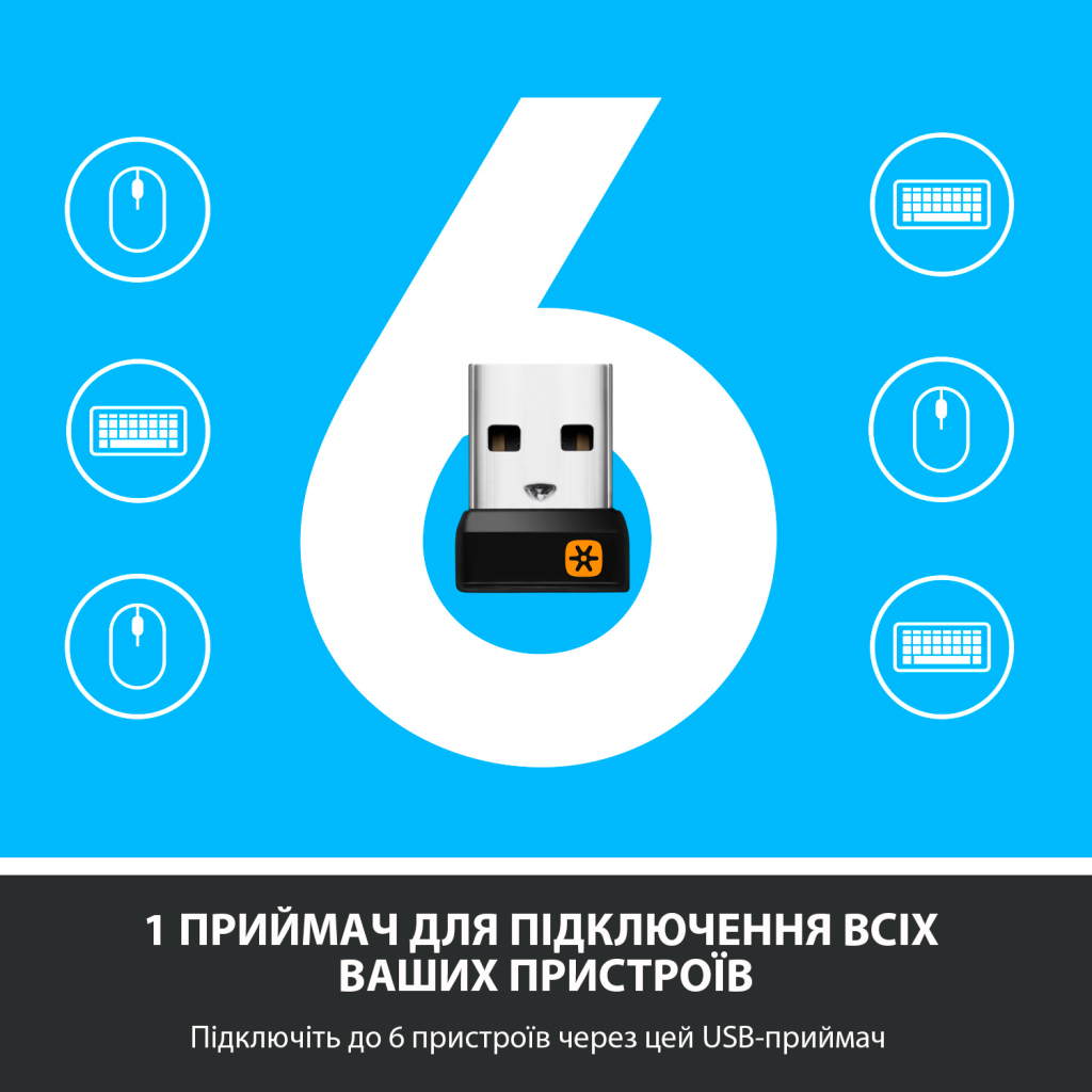 Мишка Logitech M325s Wireless Light Silver (910-006813) - зображення 7