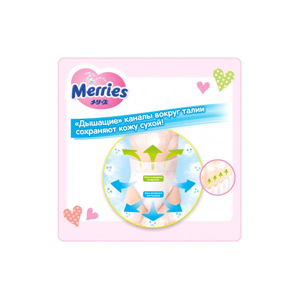 Підгузки Merries трусики для дітей Big розмір ХL 12-22 кг 38 шт (558683) - зображення 9
