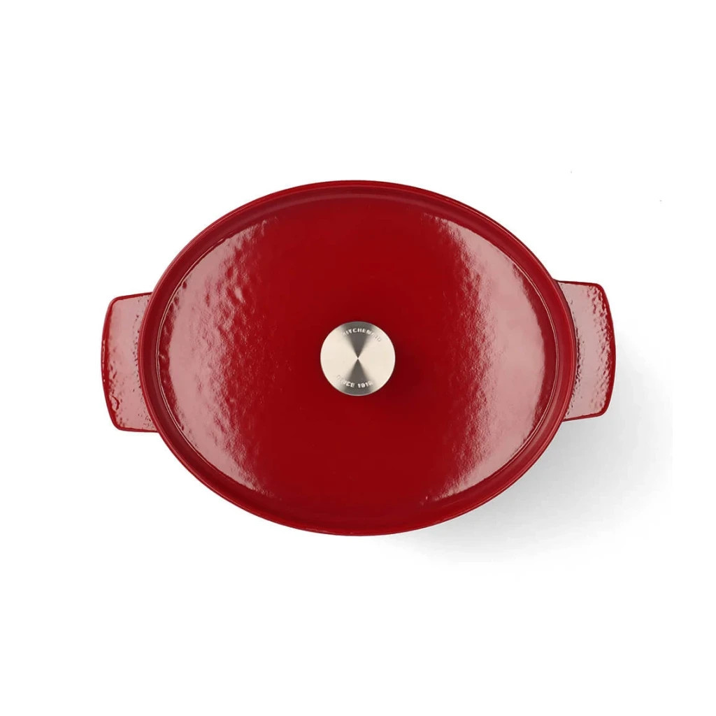 Гусятниця KitchenAid Cast Iron 30 см 5,6 л Червона (CC006063-001) - зображення 3