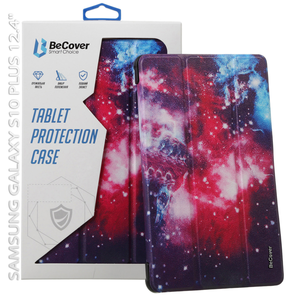 Чохол до планшета BeCover Smart Case Samsung Galaxy Tab S10 Plus (SM-X820/SM-X826) 12.4" Space (712248) - зображення 7