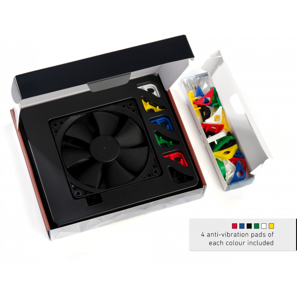 Кулер до корпусу Noctua NF-F12PWM CHROMAX.BLACK.SWAP - зображення 2