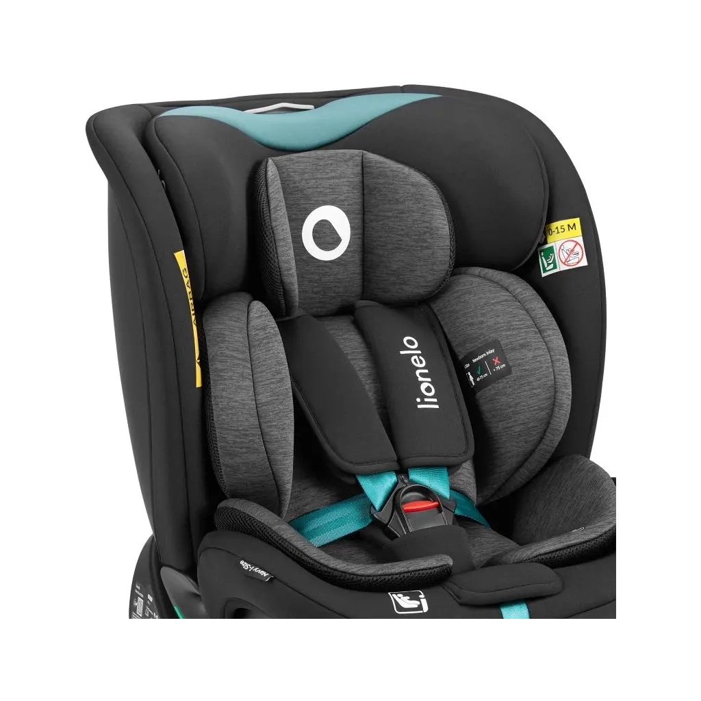 Автокрісло Lionelo Navy I-Size Black Turquoise (LO-NAVY I-SIZE BLACK TURQUOISE) - зображення 10