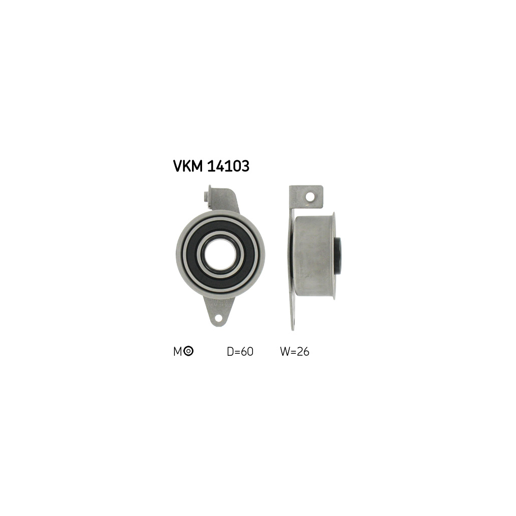 Ролик натягувача ременя SKF VKM 14103 - зображення 1