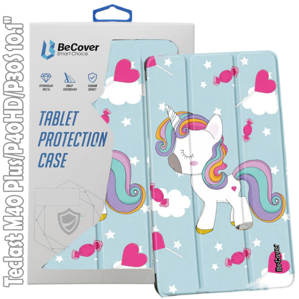 Чохол до планшета BeCover Smart Case Teclast M40 Plus/P40HD/P30S 10.1" Unicorn (709554) - зображення 1