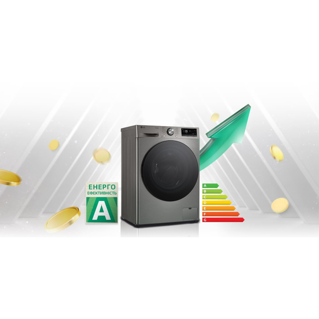 Пральна машина LG F2Y7FS5P - изображение 3