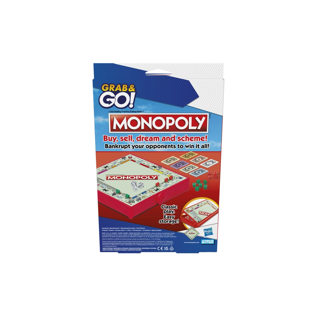 Настільна гра Hasbro дорожня Монополія (F8256) - зображення 4