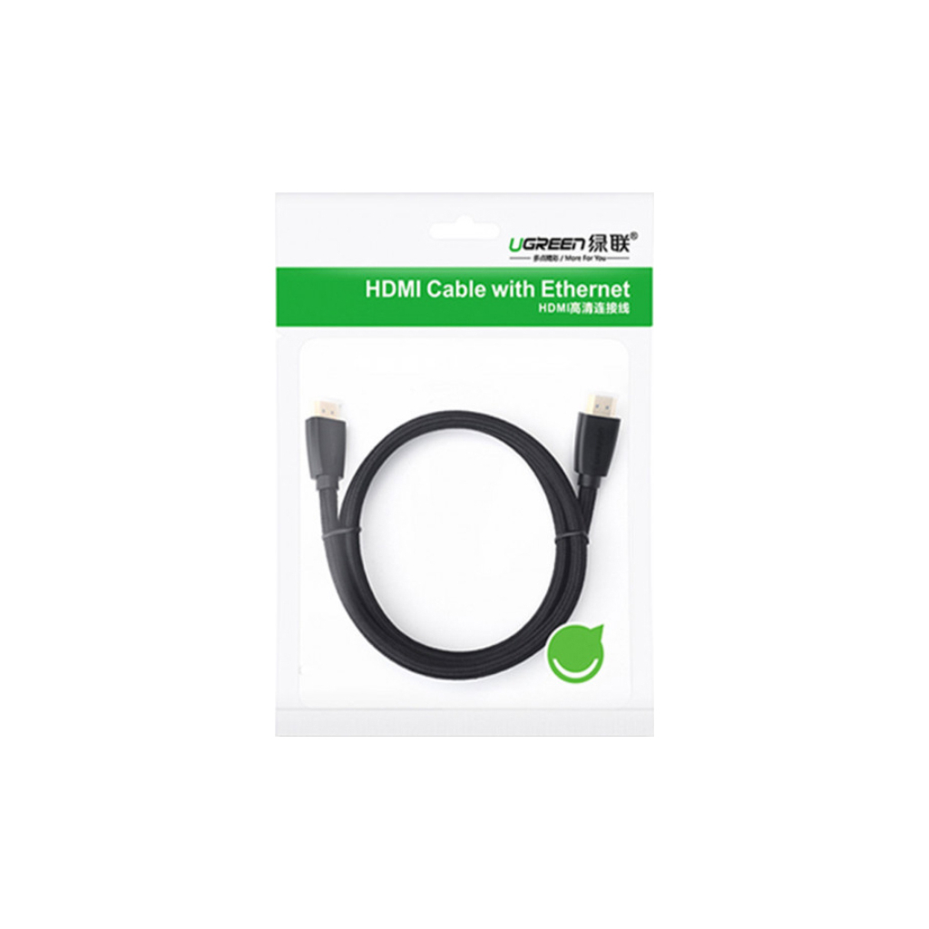 Кабель мультимедійний HDMI M to HDMI M 5.0m V1.4 Ugreen (40412) - зображення 3