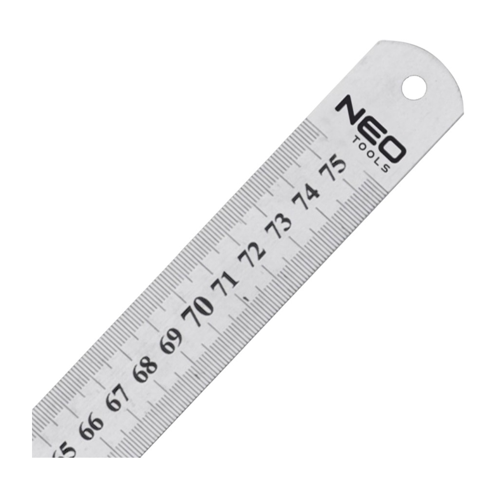 Лінійка будівельна Neo Tools нержавіюча сталь, 750мм (72-217) - зображення 2