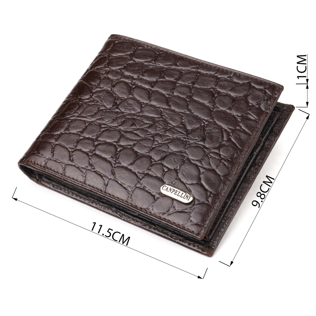 Гаманець Canpellini З натуральної шкіри Коричневий (21583) - зображення 3