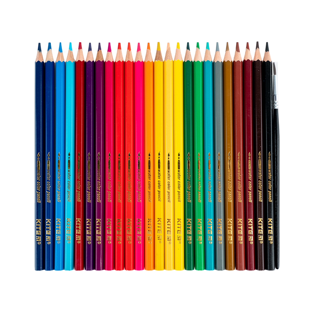 Олівці кольорові Kite Classic акварельні, 24 кольори (K-1050) - изображение 3
