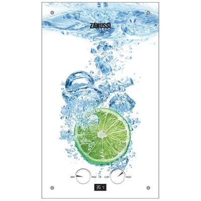 Проточний водонагрівач Zanussi GWH 10 Fonte Glass Glass Lime (GWH10FONTEGLASSLIME) - изображение 1