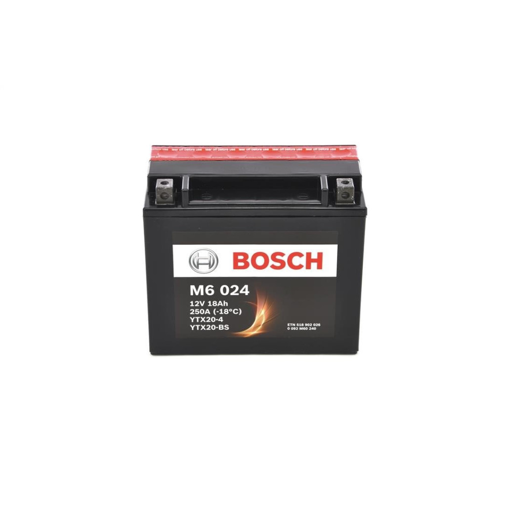 Акумулятор автомобільний Bosch 18A (0 092 M60 240) - зображення 1
