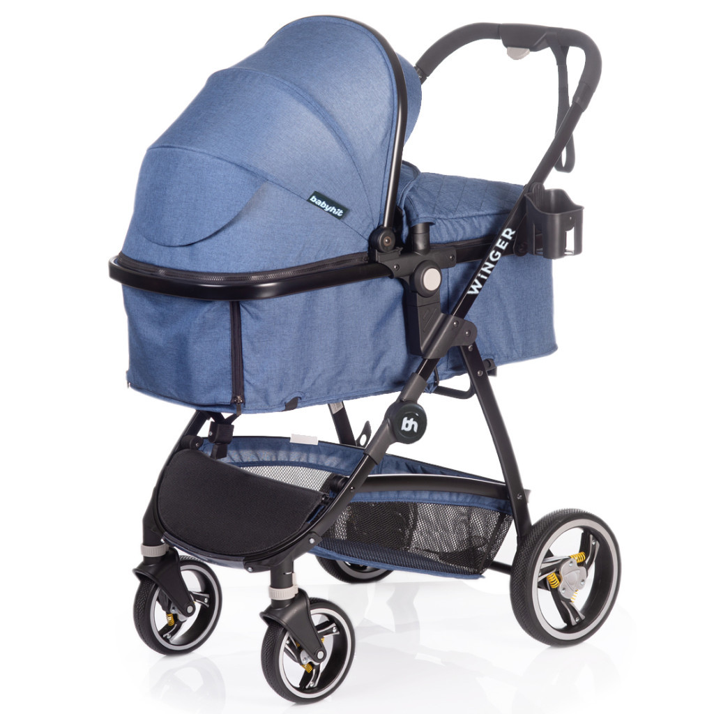 Коляска BabyHit Winger Blue трансформер (73553) - зображення 6