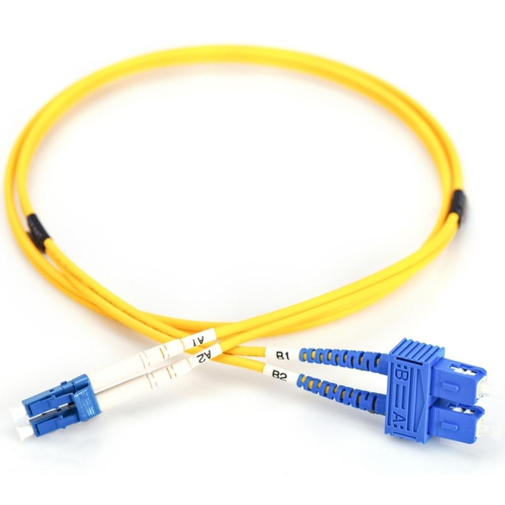 Оптичний патчкорд Digitus LC/UPC-SC/UPC,9/125,OS2,duplex,3m (DK-2932-03) - изображение 1