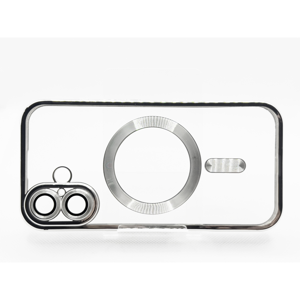 Чохол до мобільного телефона BeCover TPU Chrome Case (MagSafe) для Apple iPhone 16 Silver (712073) - зображення 4
