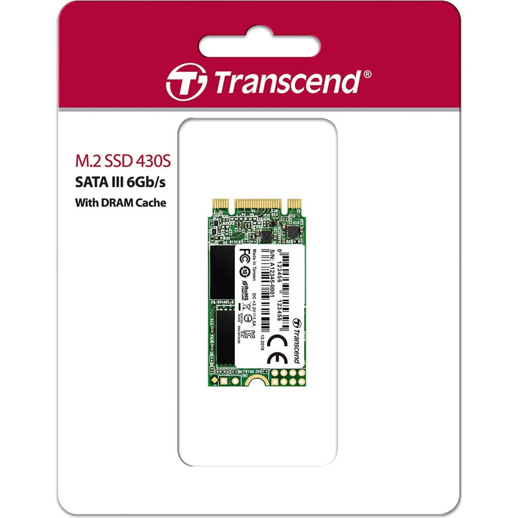 Накопичувач SSD M.2 2242 1TB Transcend (TS1TMTS430S) - зображення 3