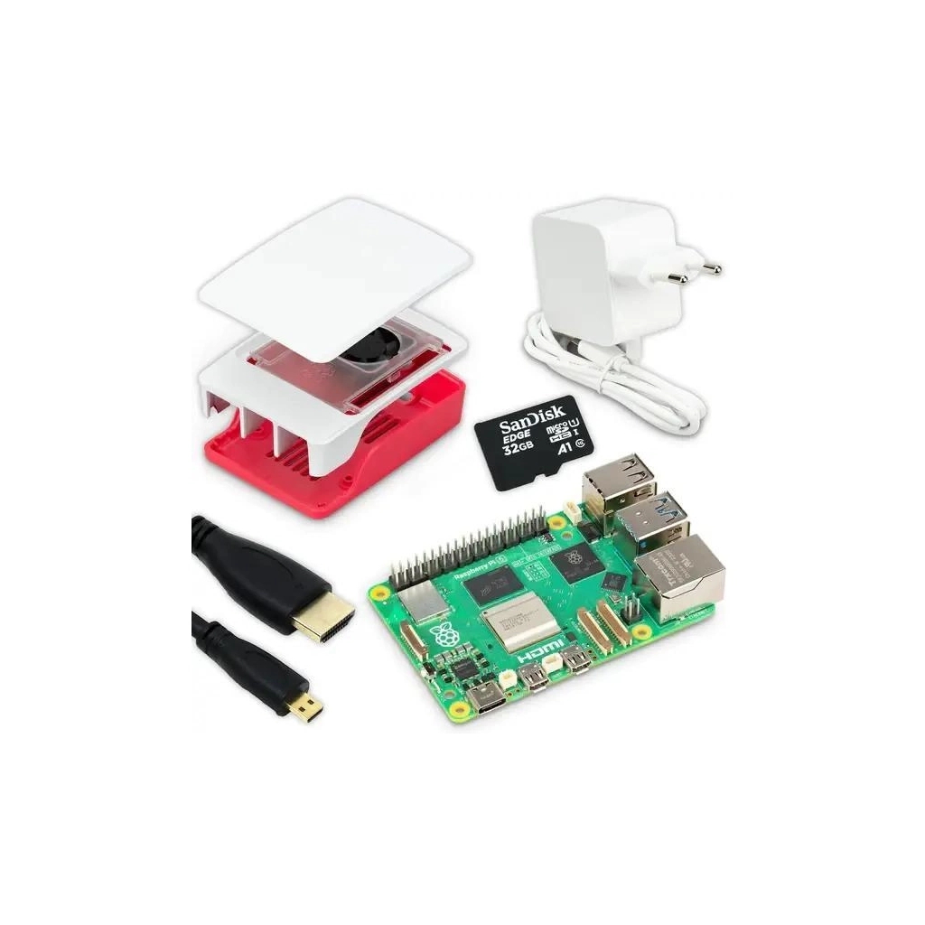 Мікро ПК Raspberry Pi 5 8Gb KIT (EU) (RPI5-KIT-8GB-EU) - изображение 1